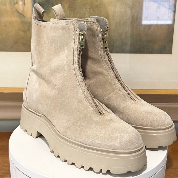 🌹ALL SAINTS🌹Ophelia Bootie In Beige Size: 40 - Picture 7 of 14